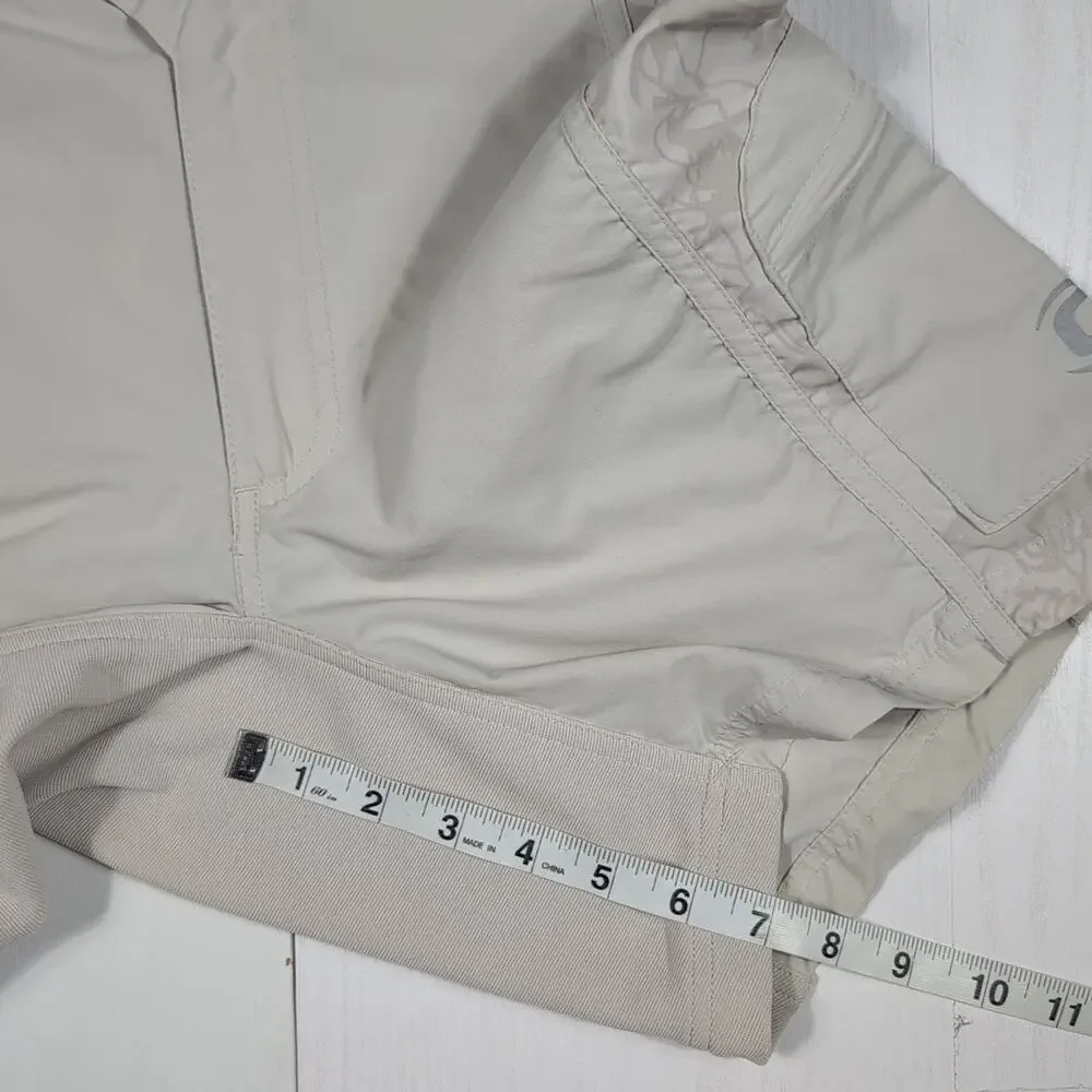 Cannondale Women’s Cycling Shorts Sz 8 Beige Padded Lightweight Activewear